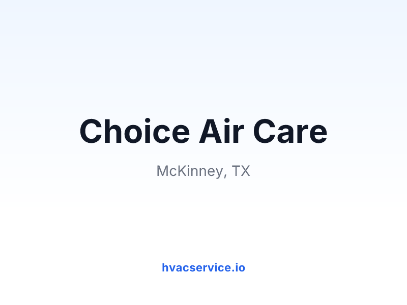 Choice Air Care