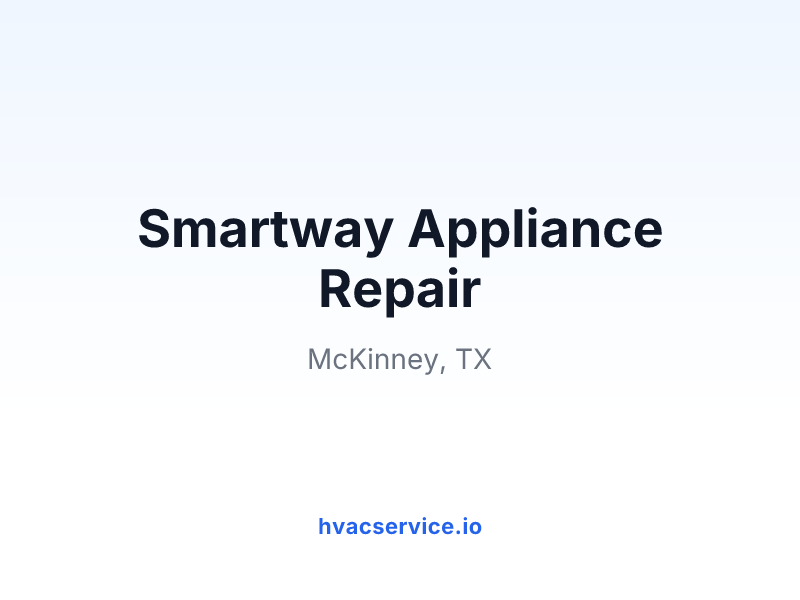 Smartway Appliance Repair