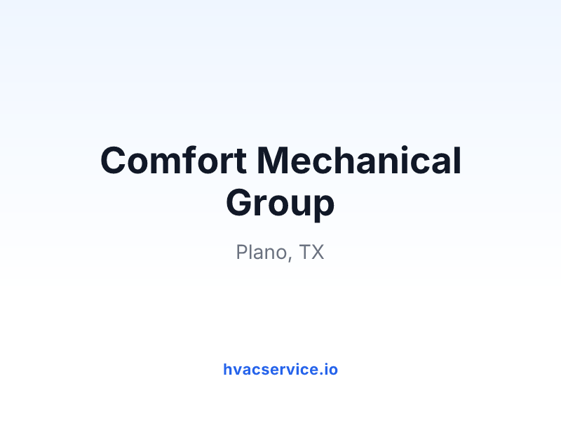 Comfort Mechanical Group