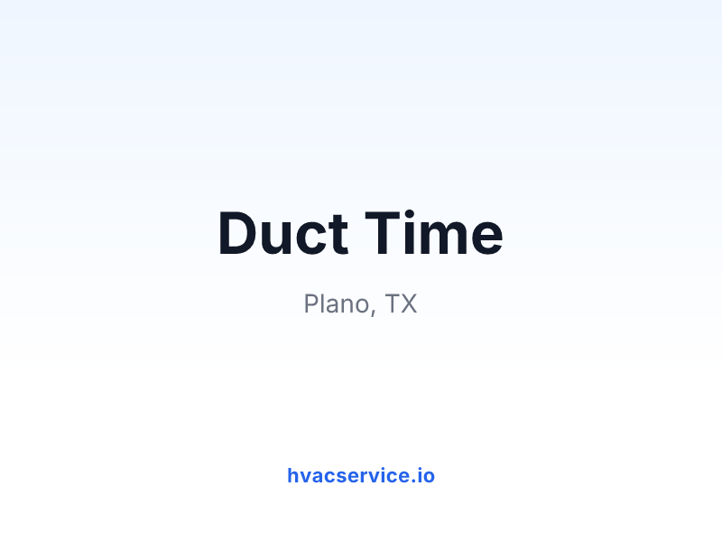 Duct Time