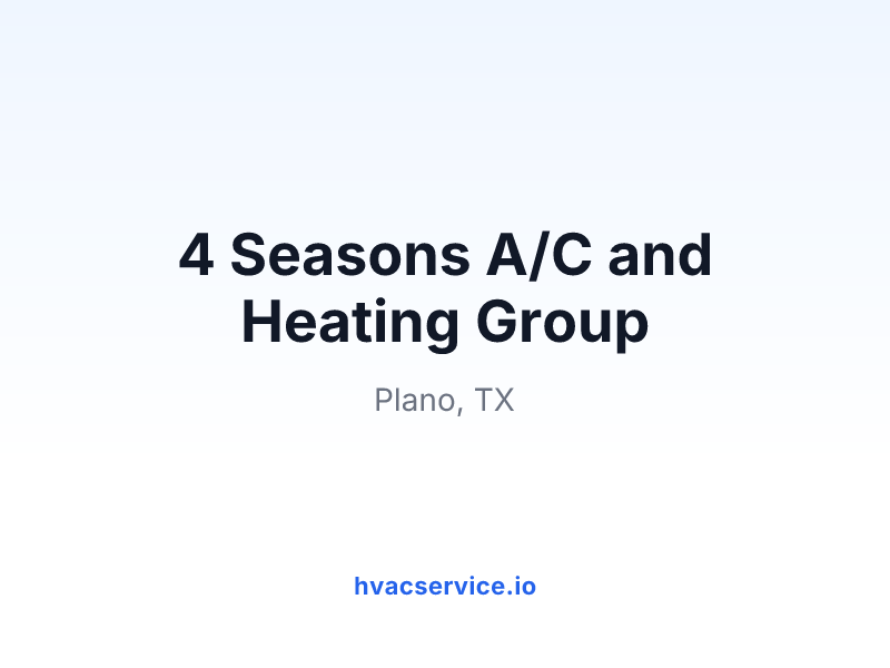 4 Seasons A/C and Heating Group
