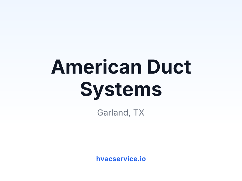American Duct Systems