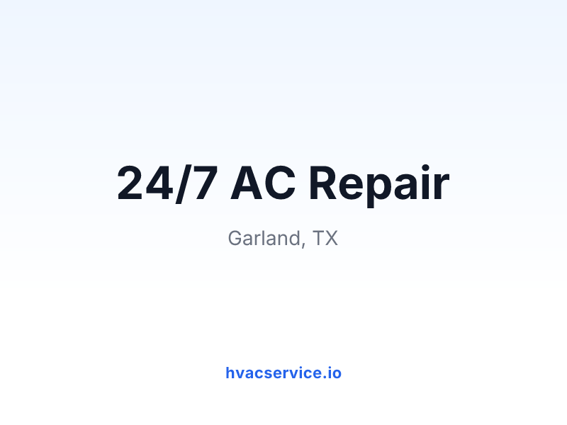 24/7 AC Repair