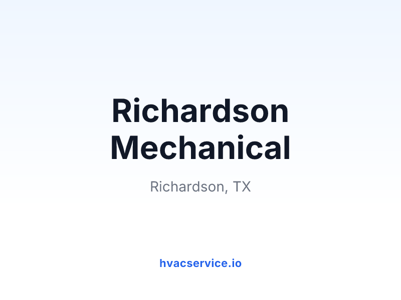 Richardson Mechanical