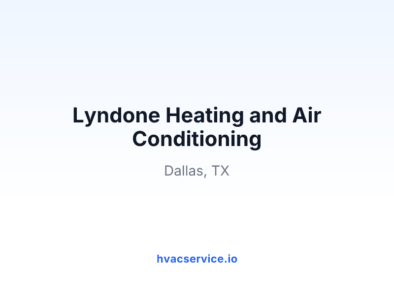 Lyndone Heating and Air Conditioning