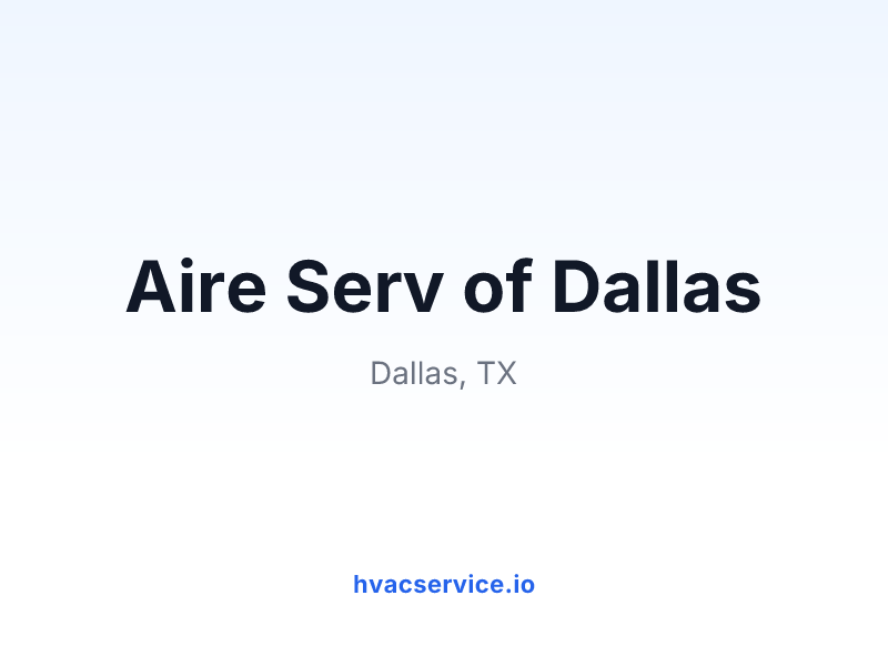 Aire Serv of Dallas