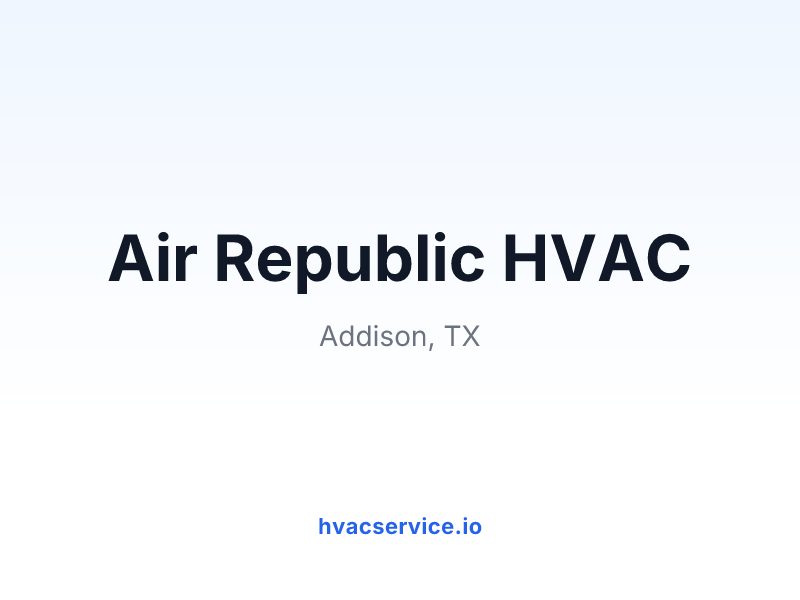 Air Republic HVAC