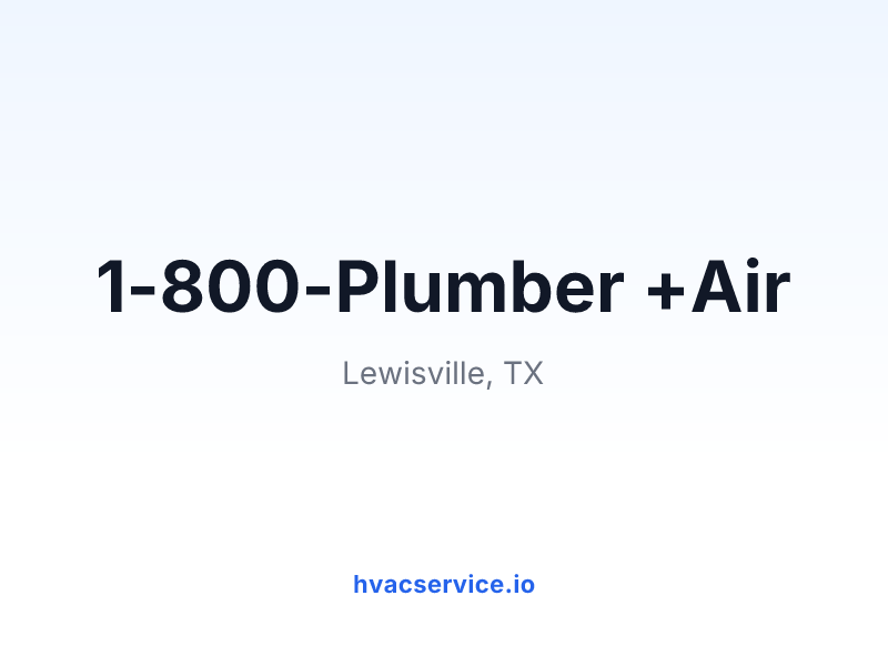 1-800-Plumber +Air