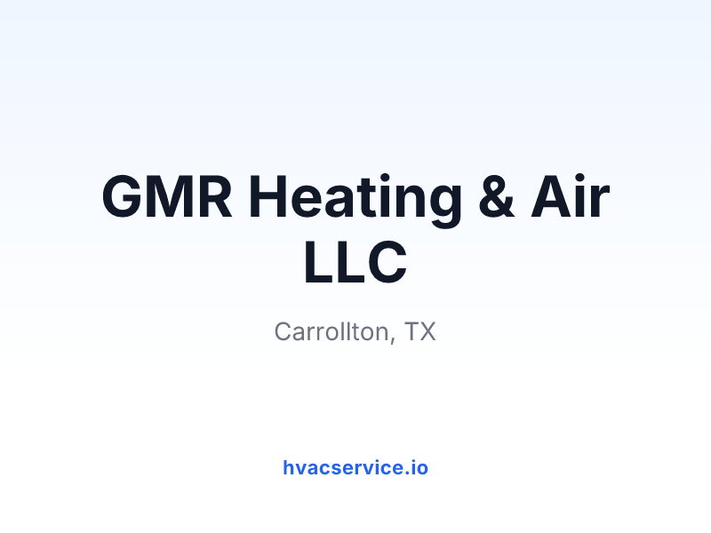 GMR Heating & Air LLC