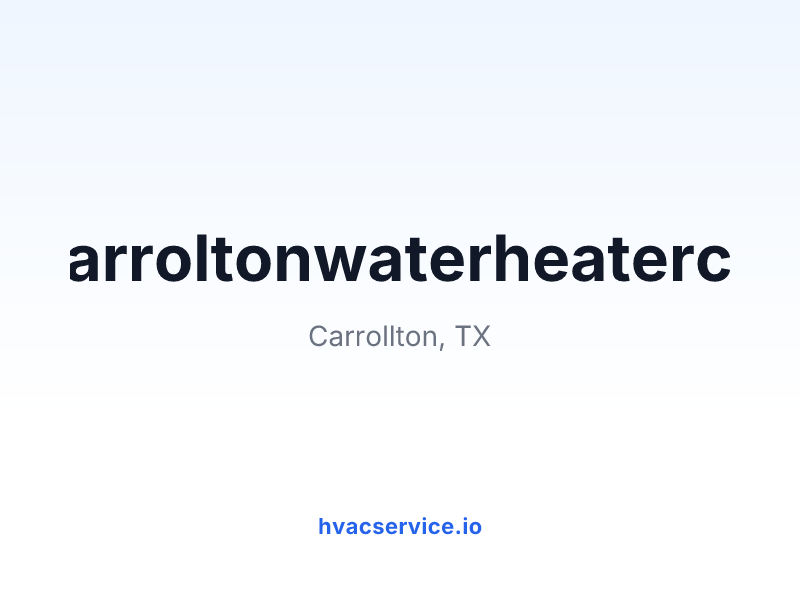 carroltonwaterheaterco