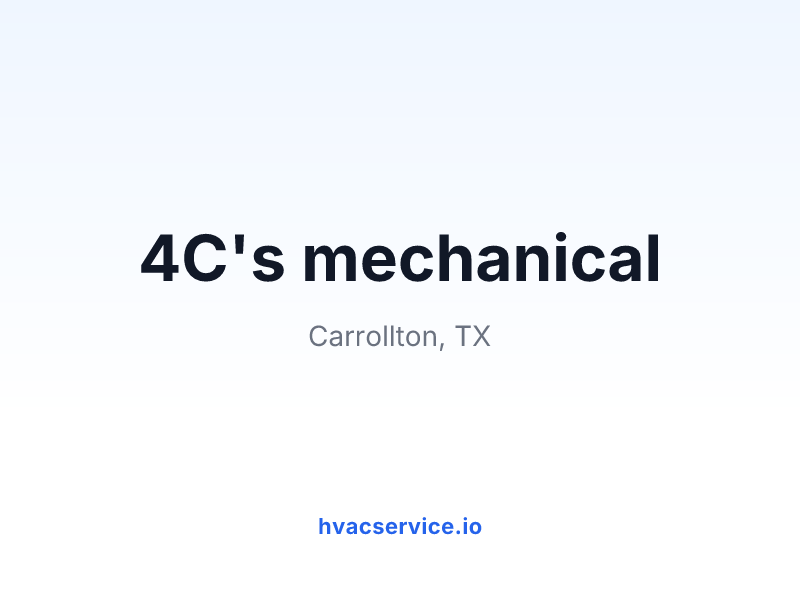 4C's mechanical