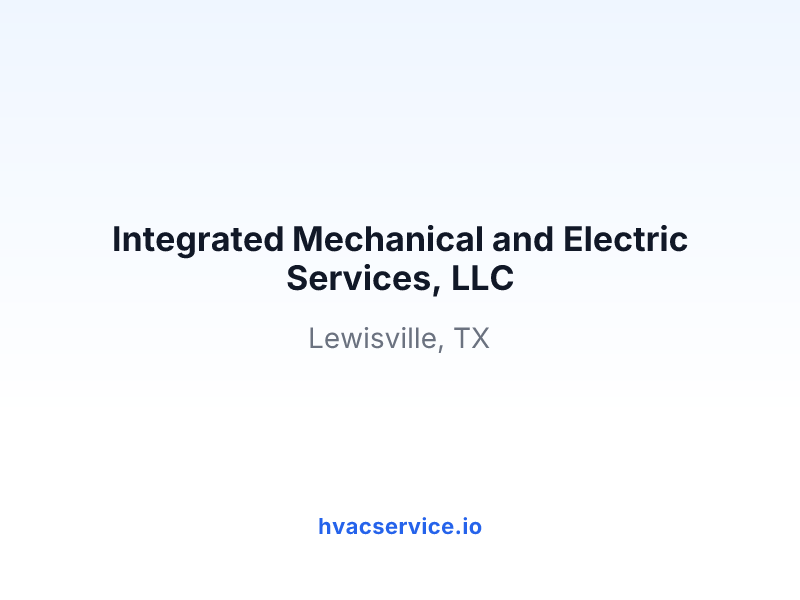 Integrated Mechanical and Electric Services, LLC