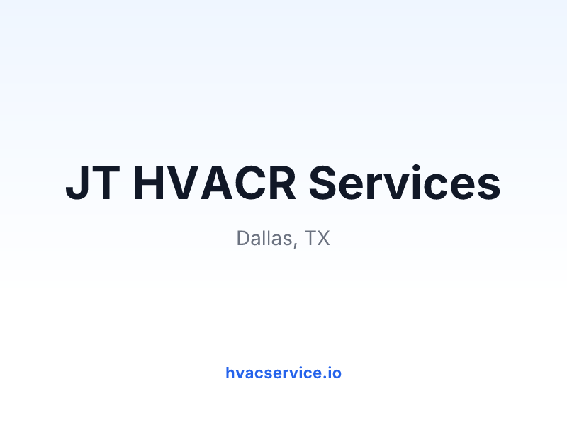 JT HVACR Services