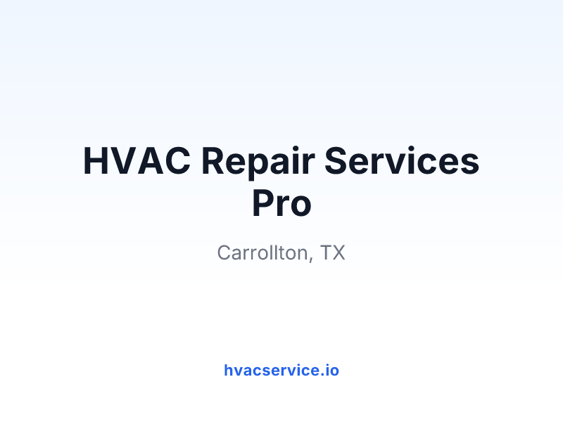 HVAC Repair Services Pro