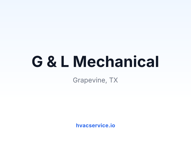 G & L Mechanical