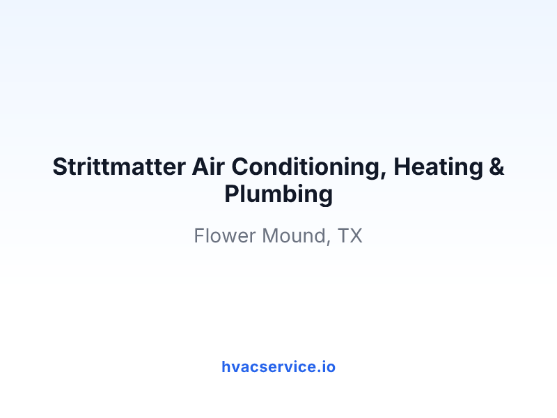 Strittmatter Air Conditioning, Heating & Plumbing