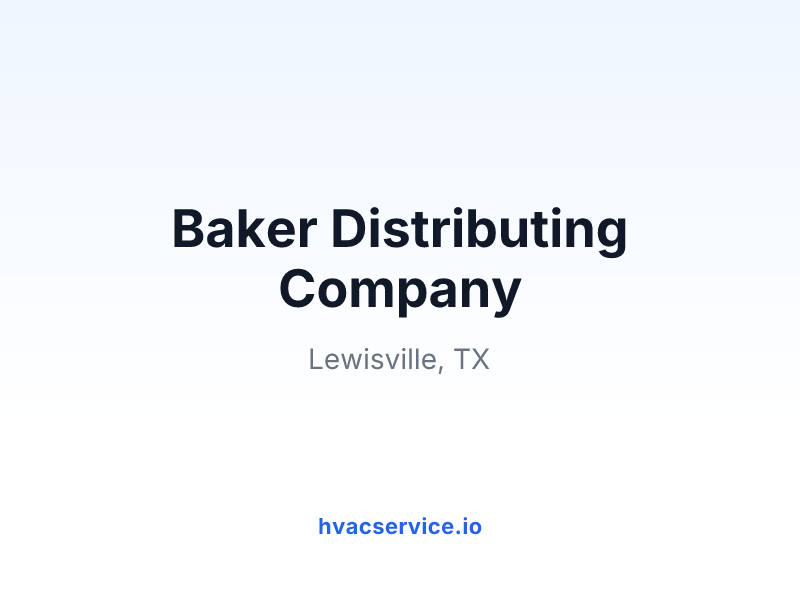 Baker Distributing Company