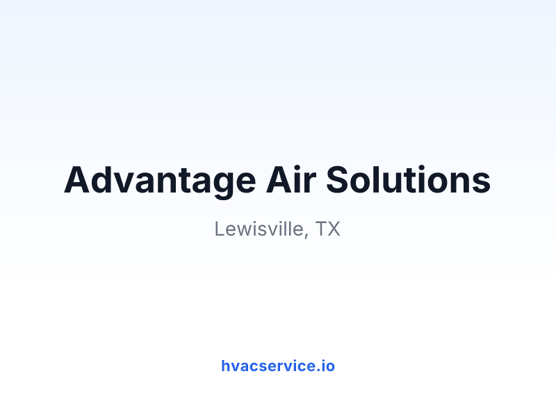 Advantage Air Solutions