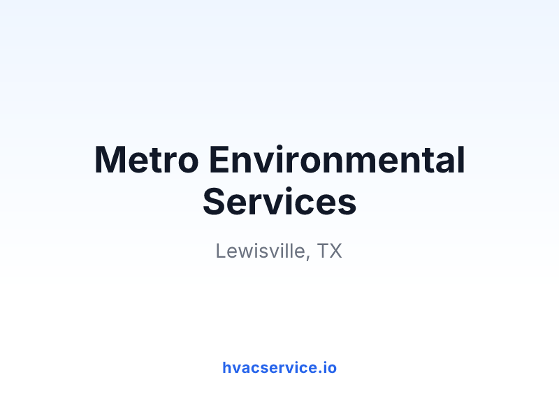 Metro Environmental Services