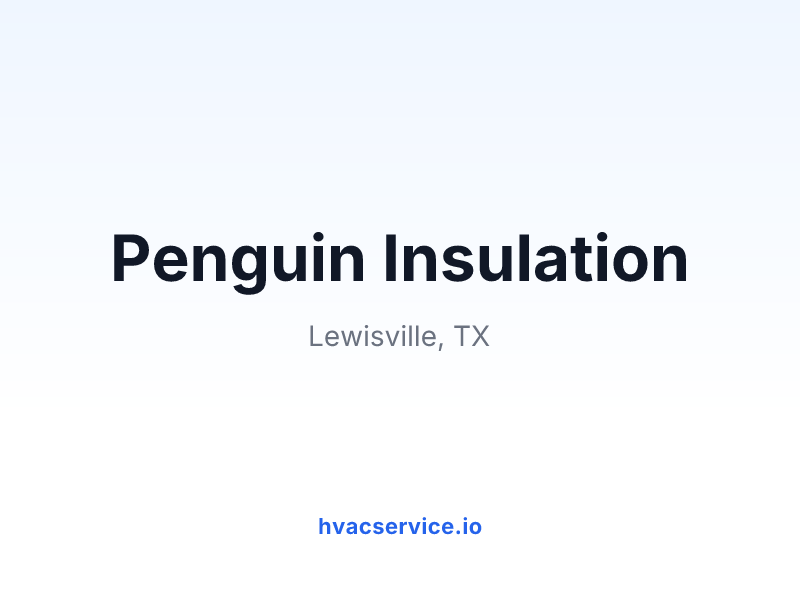 Penguin Insulation