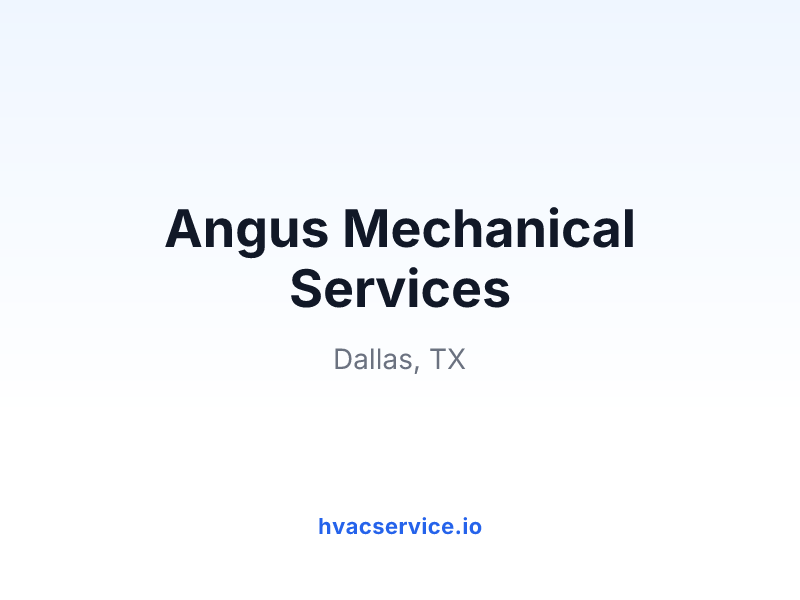 Angus Mechanical Services
