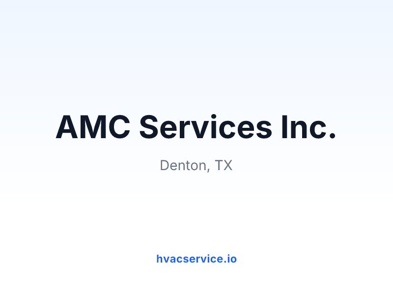 AMC Services Inc.