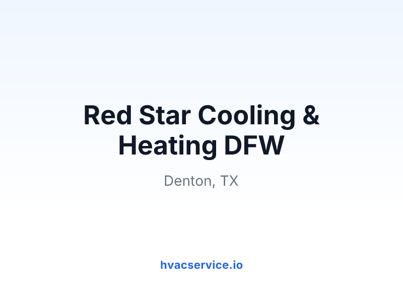 Red Star Cooling & Heating DFW