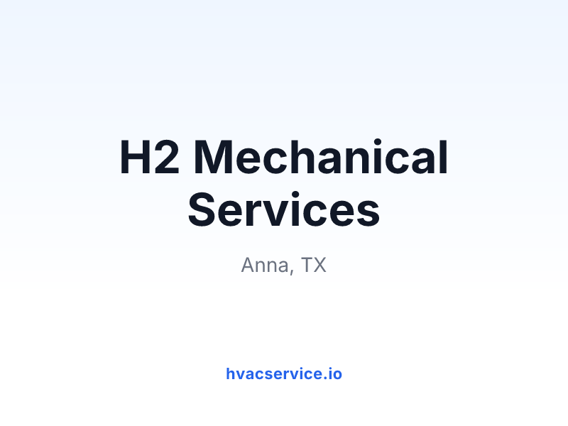 H2 Mechanical Services