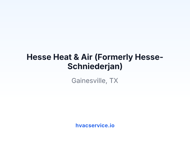Hesse Heat & Air