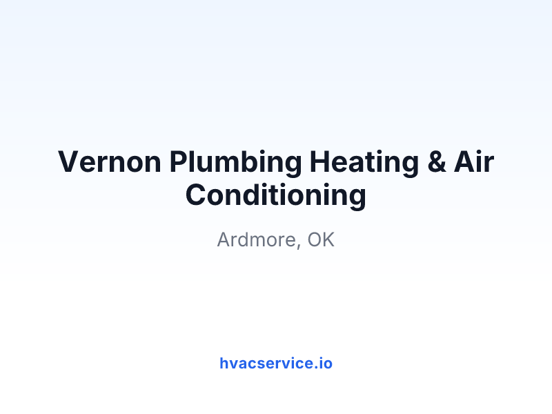 Vernon Plumbing Heating & Air Conditioning