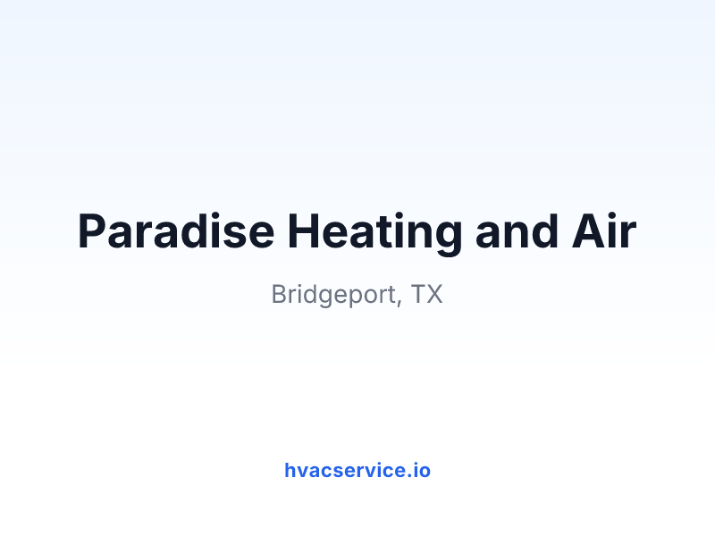 Paradise Heating and Air