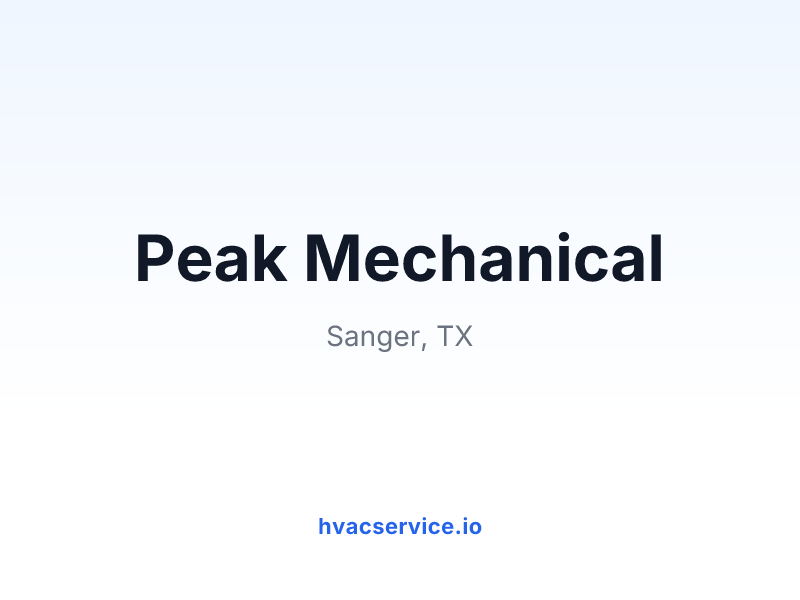 Peak Mechanical
