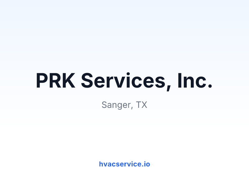 PRK Services, Inc.