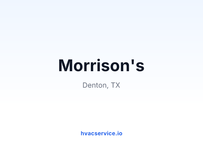 Morrison's