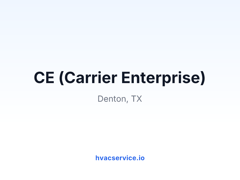 CE (Carrier Enterprise)