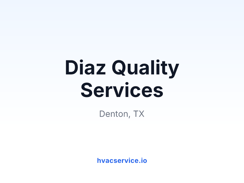 Diaz Quality Services