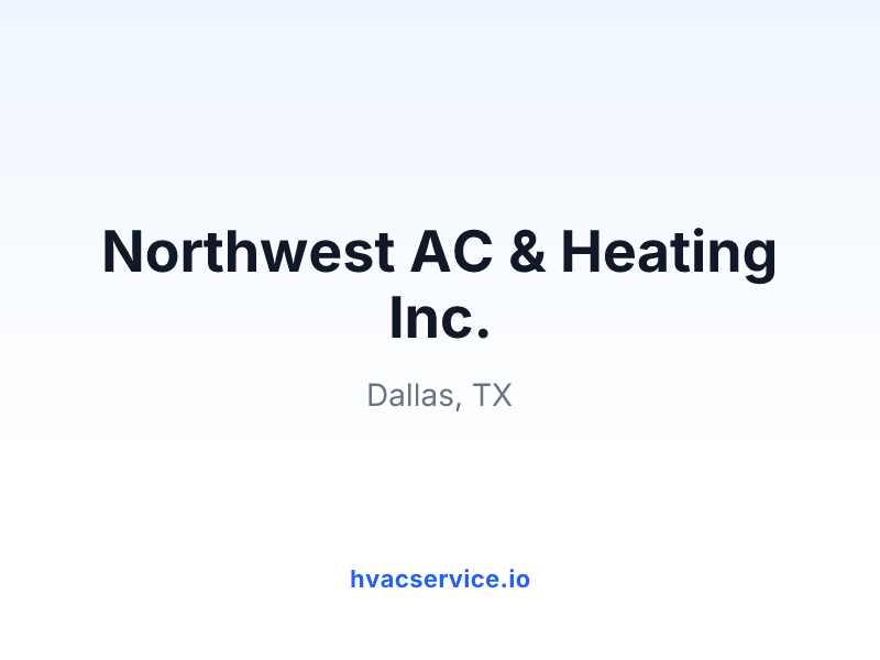 Northwest AC & Heating Inc.