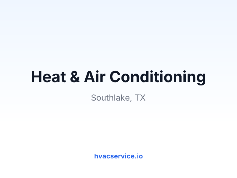 Heat & Air Conditioning