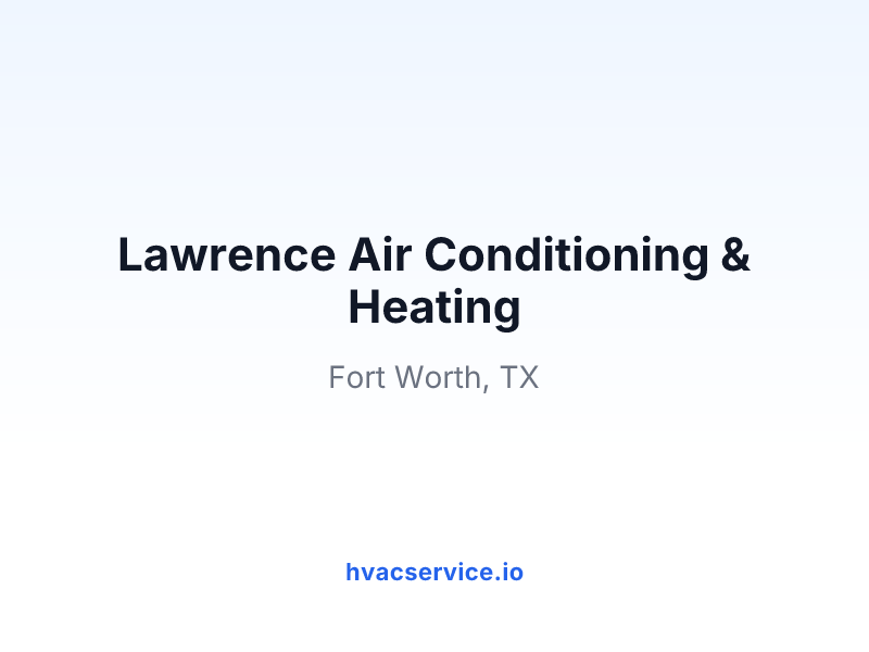 Lawrence Air Conditioning & Heating