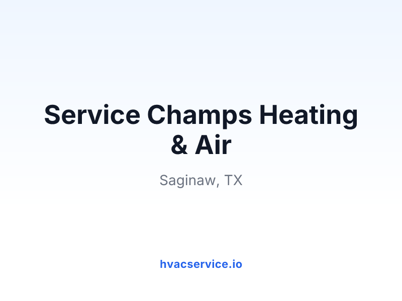 Service Champs Heating & Air