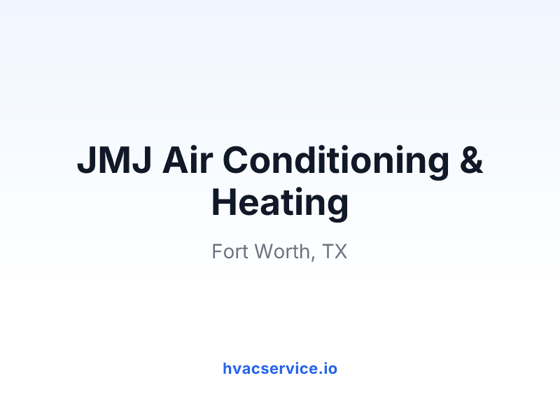 JMJ Air Conditioning & Heating