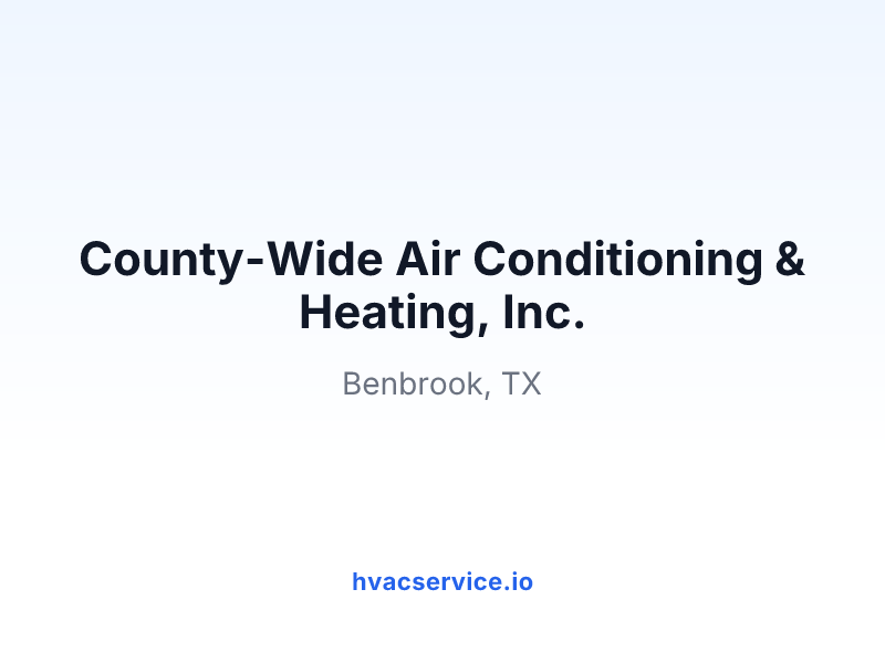County-Wide Air Conditioning & Heating, Inc.