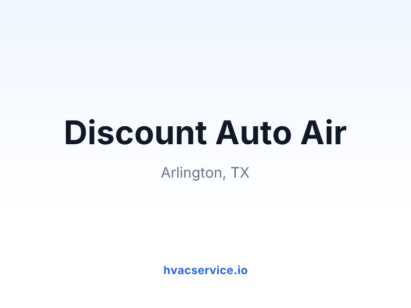 Discount Auto Air