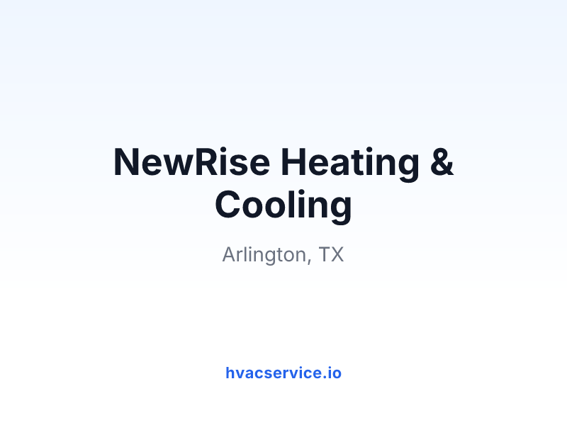 NewRise Heating & Cooling