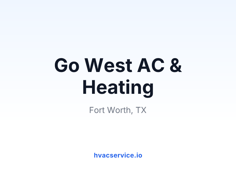 Go West AC & Heating