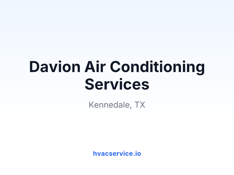 Davion Air Conditioning Services