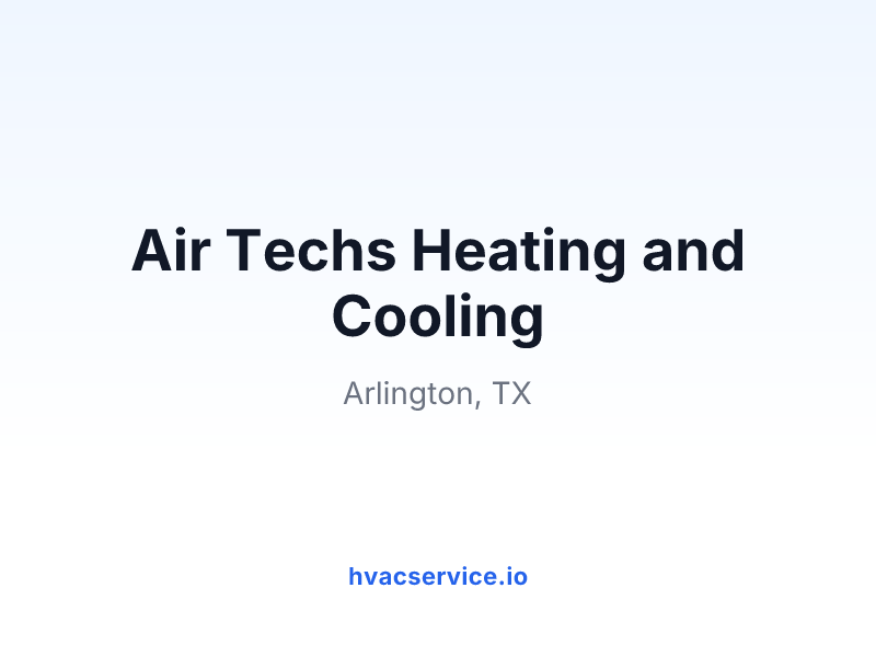 Air Techs Heating and Cooling