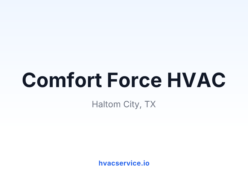 Comfort Force HVAC