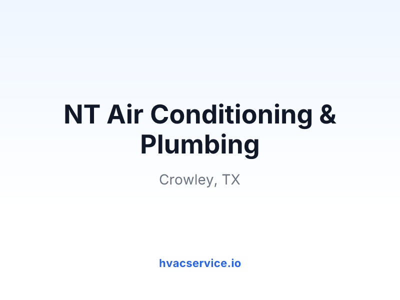 NT Air Conditioning & Plumbing