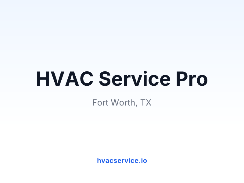 HVAC Service Pro